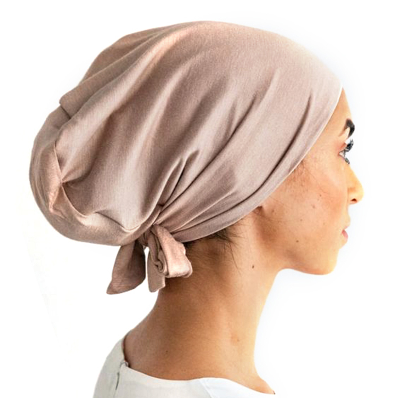 G384 Ihoystävällinen elastinen hijab-aluslakka