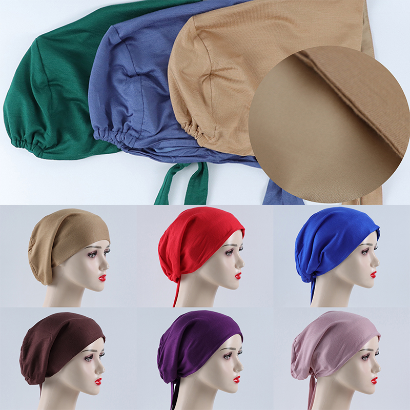 G384 Ihoystävällinen elastinen hijab-aluslakka