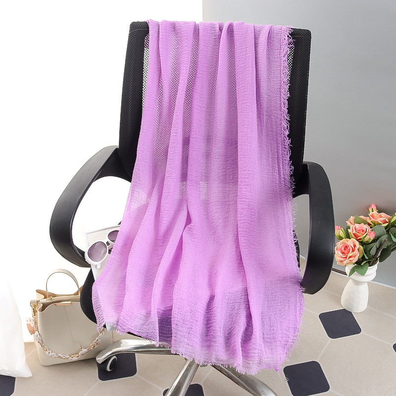 G245 Pehmeä ja hengittävä Voile Hijab