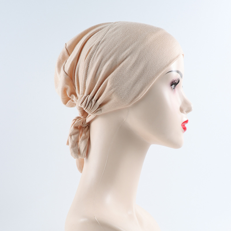 G299 Liukumaton Kiinteä Hijab Undercap