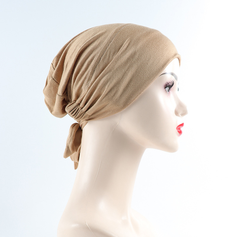 G299 Liukumaton Kiinteä Hijab Undercap