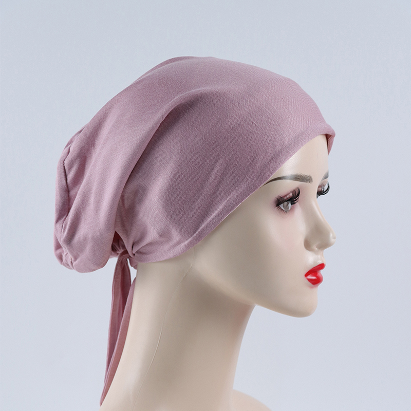 G384 Ihoystävällinen elastinen hijab-aluslakka