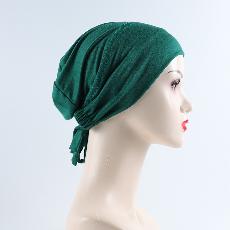 G299 Liukumaton Kiinteä Hijab Undercap