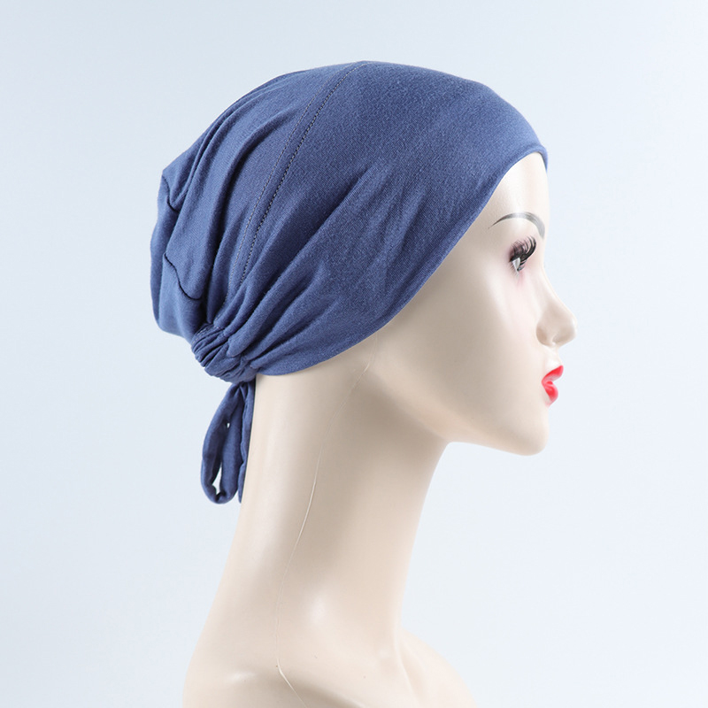 G299 Liukumaton Kiinteä Hijab Undercap