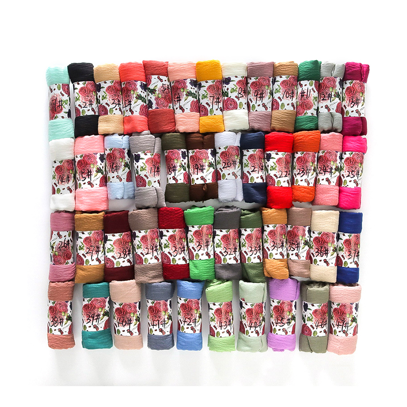 G245 Pehmeä ja hengittävä Voile Hijab