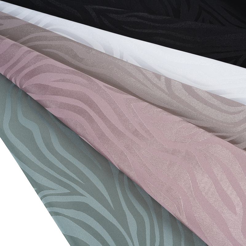 75D*150D+40D Stretch Satin Zebra Jacquard