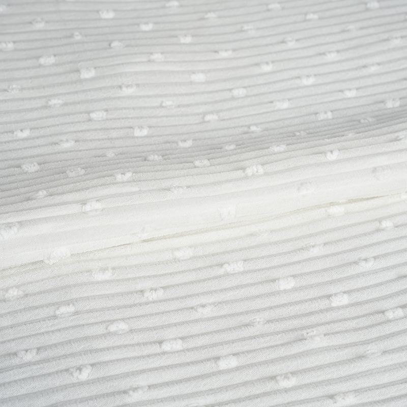 75dn Nano Crepe leikattu ja puristettu kreppilaskostettu kangas