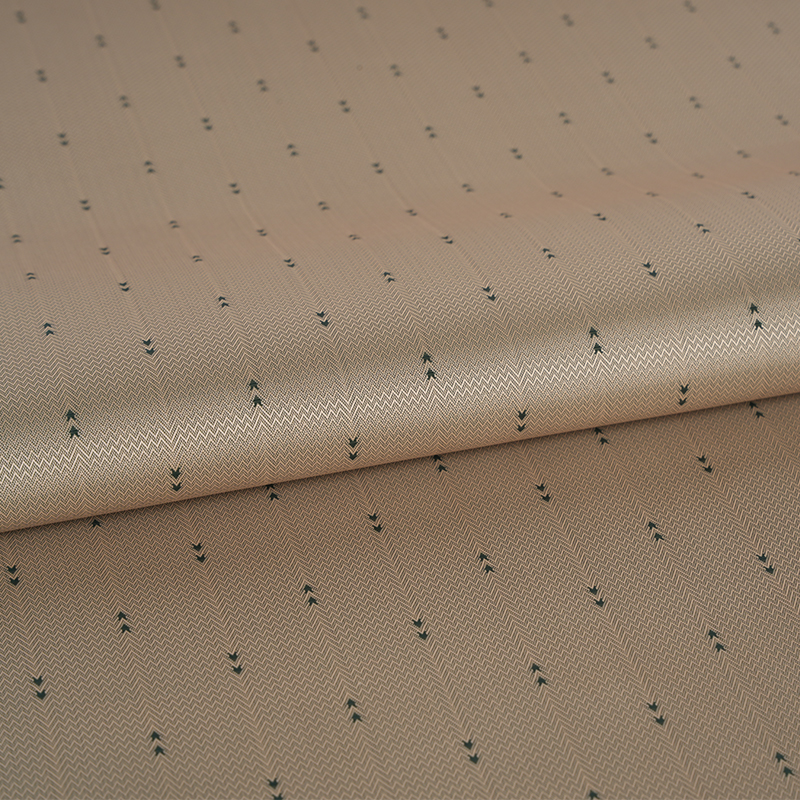 Polyesterivalkoinen filamentti aallotettu nuoliraita Jacquard