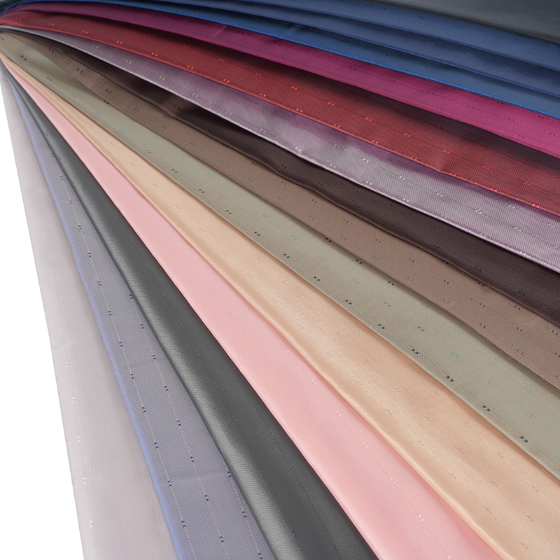 Polyesterivalkoinen filamentti aallotettu nuoliraita Jacquard