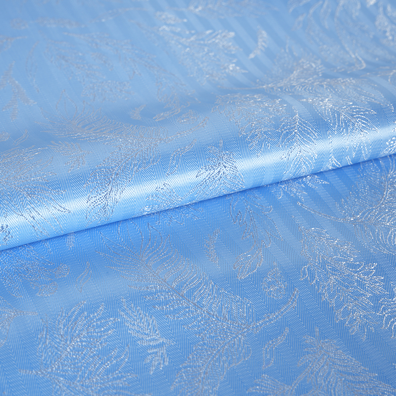 PV Red Shirt Leaf Jacquard-kangas