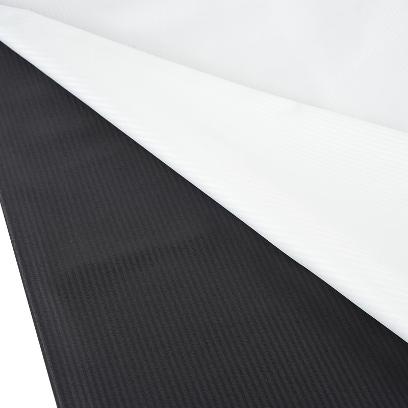 Polyesterilangalla värjätty Jacquard-raidallinen taskukangas